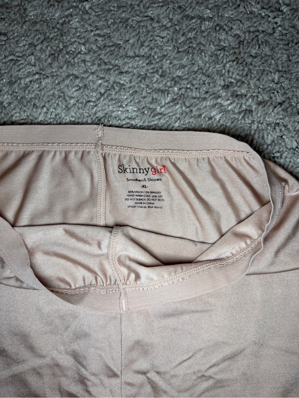 Skinnygirl Beige Shaper Shorts - Light Nude XL